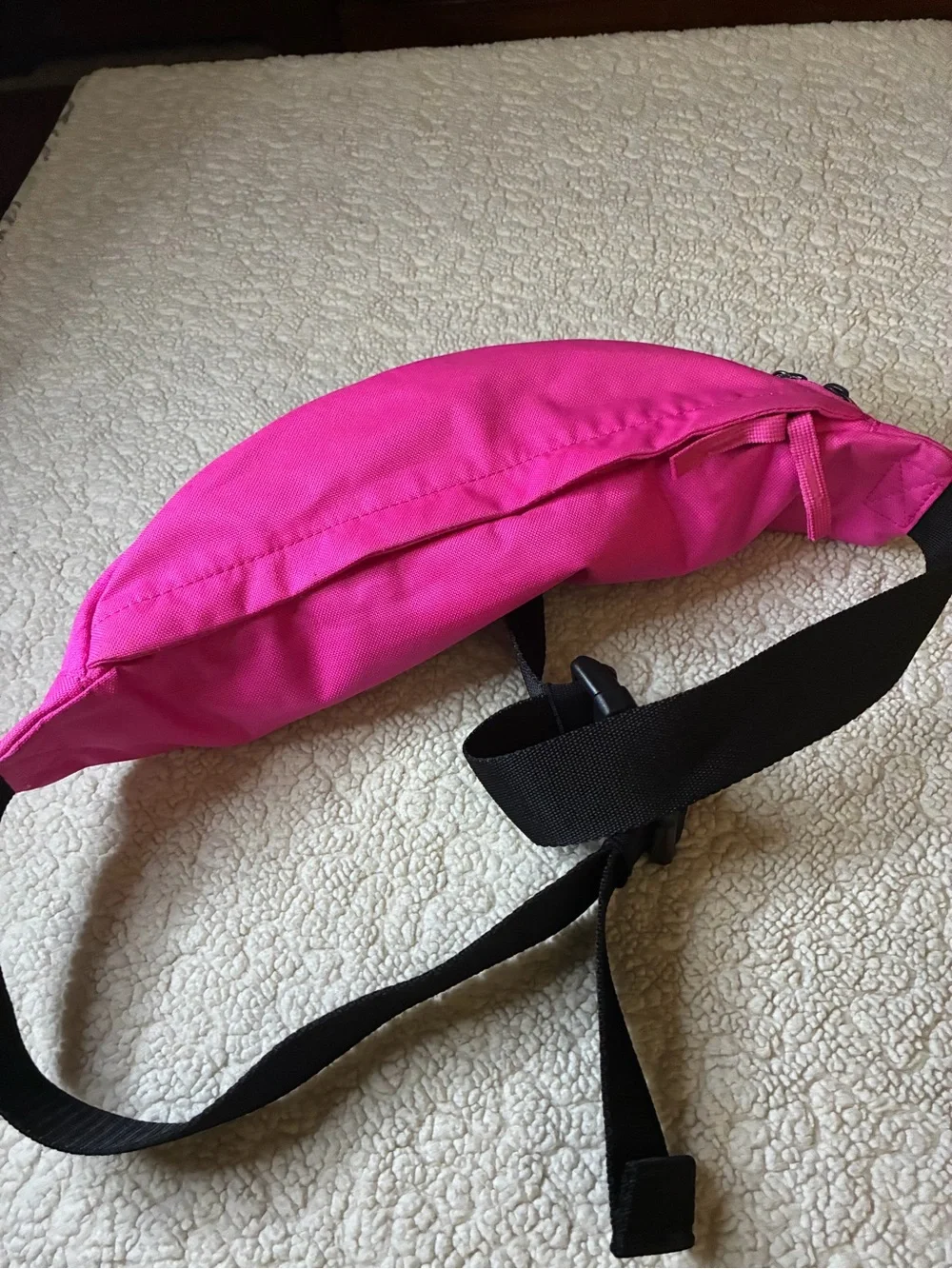 Nike Heritage Pink Fanny Pack Waist Bag Belt Bag Black Logo